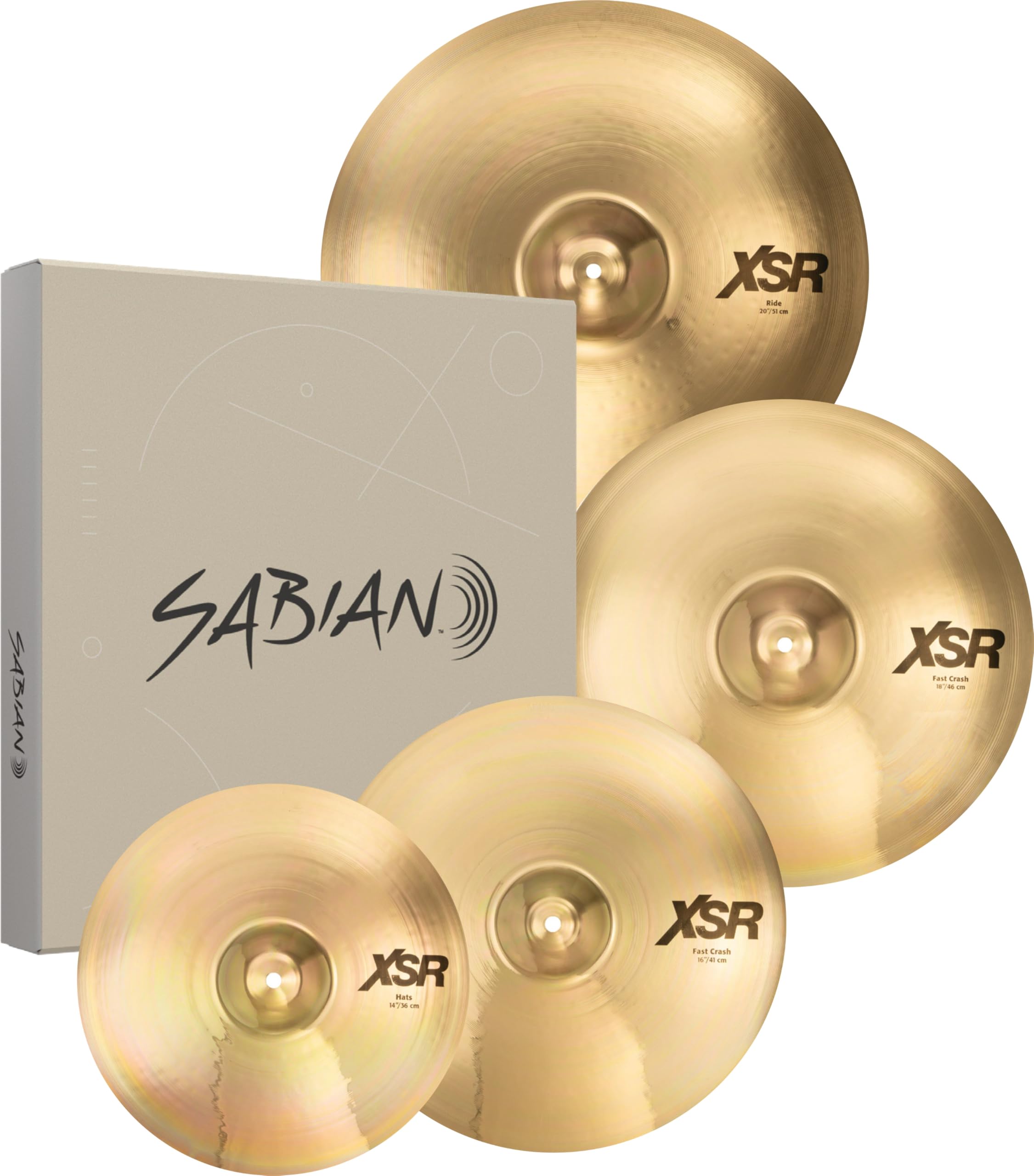 Amazon.com: SABIAN XSR Performance Cymbal Set w/Free 18